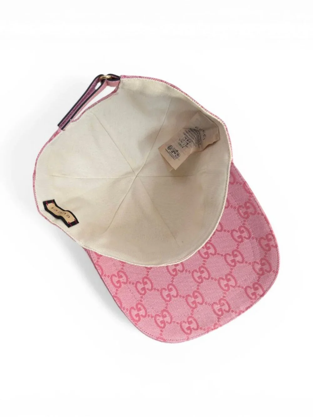 Gucci GG Canvas Baseball Hat - Pink - Picture 3 of 3